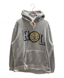 POLO RALPH LAUREN（ポロ・ラルフローレン）の古着「タイガー ワッペンプルオーバーパーカー」｜グレー