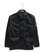 STONE ISLANDストーンアイランド）の古着「Tela Smerigliata Multipocket Overshirt」｜ブラック