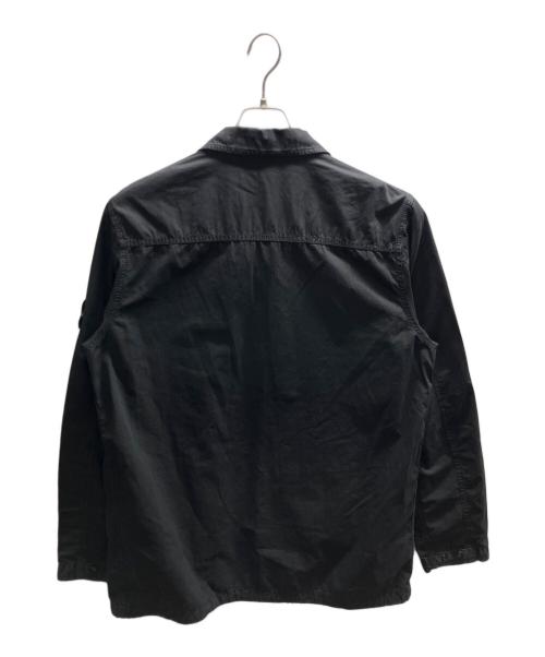 STONE ISLAND（ストーンアイランド）STONE ISLAND (ストーンアイランド) Tela Smerigliata Multipocket Overshirt ブラック サイズ:XLの古着・服飾アイテム