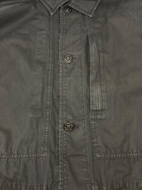 STONE ISLAND（ストーンアイランド）STONE ISLAND (ストーンアイランド) Tela Smerigliata Multipocket Overshirt ブラック サイズ:XLの古着・服飾アイテム