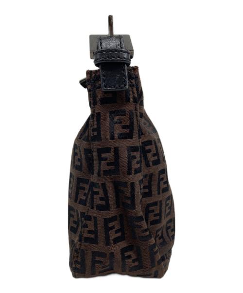 FENDI（フェンディ）FENDI (フェンディ) ズッカ ミニハンドバッグ ブラウン・ブラックの古着・服飾アイテム