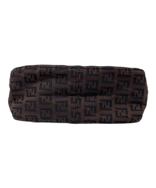 FENDI（フェンディ）FENDI (フェンディ) ズッカ ミニハンドバッグ ブラウン・ブラックの古着・服飾アイテム