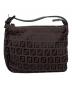 FENDI（フェンディ）の古着「ズッカ ミニハンドバッグ」｜ブラウン・ブラック