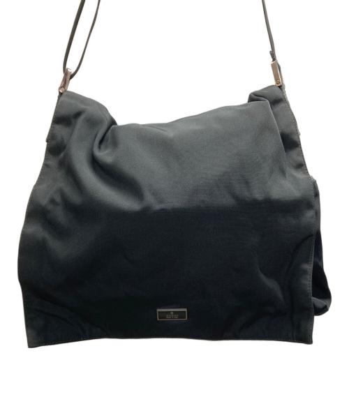 GUCCI（グッチ）GUCCI (グッチ) メッセンジャーバッグ ブラックの古着・服飾アイテム