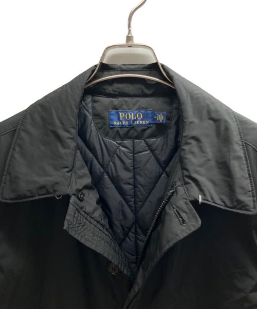 POLO RALPH LAUREN（ポロ・ラルフローレン）POLO RALPH LAUREN (ポロ・ラルフローレン) 中綿コート ブラック サイズ:Mの古着・服飾アイテム