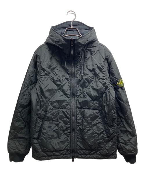 STONE ISLAND（ストーンアイランド）STONE ISLAND (ストーンアイランド) リバーシブルキルティングジャケット ブラック サイズ:Mの古着・服飾アイテム