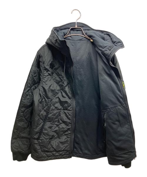 STONE ISLAND（ストーンアイランド）STONE ISLAND (ストーンアイランド) リバーシブルキルティングジャケット ブラック サイズ:Mの古着・服飾アイテム