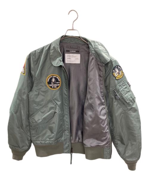 AVIREX（アヴィレックス）AVIREX (アヴィレックス) TOMCATTERSナイロンジャケット グリーン サイズ:2XLの古着・服飾アイテム