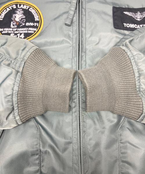 AVIREX（アヴィレックス）AVIREX (アヴィレックス) TOMCATTERSナイロンジャケット グリーン サイズ:2XLの古着・服飾アイテム