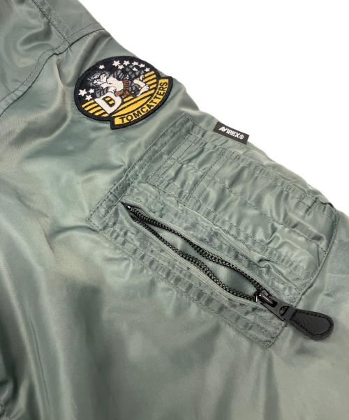 AVIREX（アヴィレックス）AVIREX (アヴィレックス) TOMCATTERSナイロンジャケット グリーン サイズ:2XLの古着・服飾アイテム