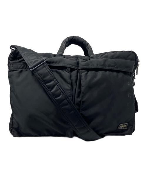 PORTER（ポーター）PORTER (ポーター) TANKER  2WAY BRIEFCASE ブラックの古着・服飾アイテム