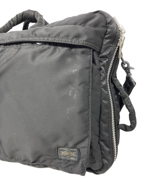 PORTER（ポーター）PORTER (ポーター) TANKER  2WAY BRIEFCASE ブラックの古着・服飾アイテム