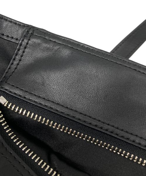 COACH（コーチ）COACH (コーチ) レザートートバッグ ブラックの古着・服飾アイテム