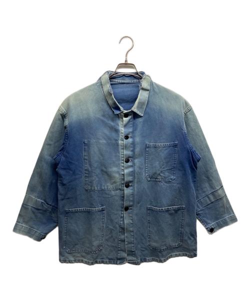 VINTAGE（ヴィンテージ）VINTAGE (ヴィンテージ) モールスキンジャケット ブルー サイズ:不明の古着・服飾アイテム