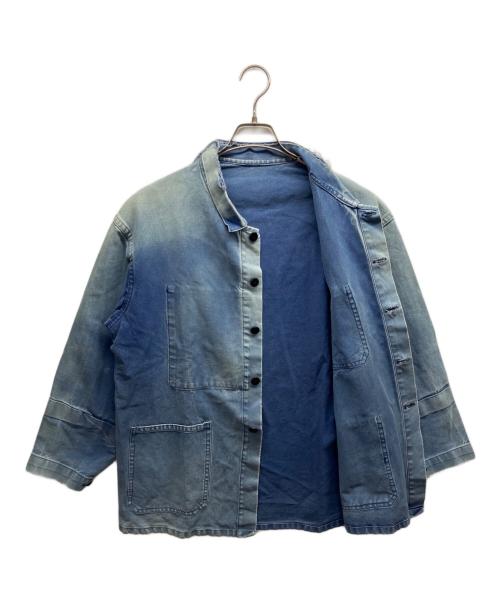 VINTAGE（ヴィンテージ）VINTAGE (ヴィンテージ) モールスキンジャケット ブルー サイズ:不明の古着・服飾アイテム