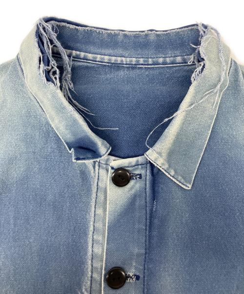 VINTAGE（ヴィンテージ）VINTAGE (ヴィンテージ) モールスキンジャケット ブルー サイズ:不明の古着・服飾アイテム