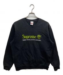 SUPREME×Timberland（シュプリーム×ティンバーランド）の古着「CREW NECK SWEAT」｜ブラック