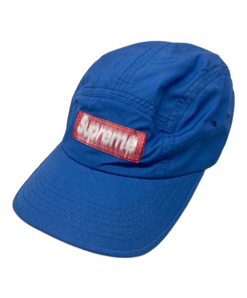 SUPREME（シュプリーム）Supreme (シュプリーム) label camp cap ブルーの古着・服飾アイテム