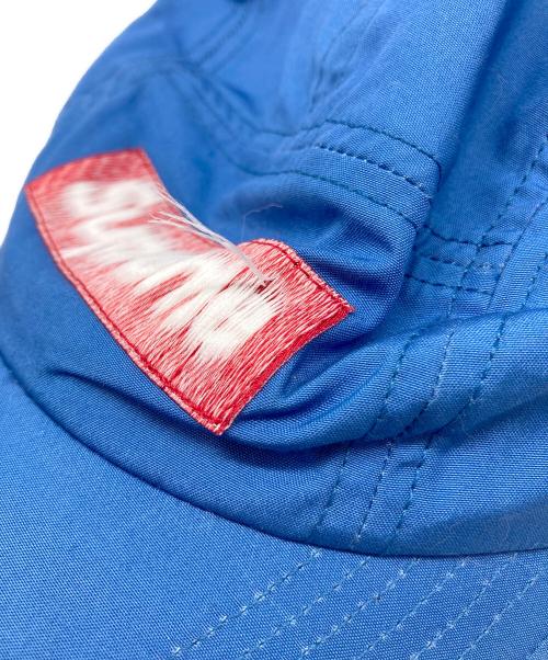 SUPREME（シュプリーム）Supreme (シュプリーム) label camp cap ブルーの古着・服飾アイテム