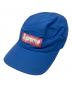 Supreme（シュプリーム）の古着「label camp cap」｜ブルー