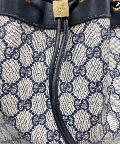 GUCCI（グッチ）GUCCI (グッチ) ショルダーバッグ ベージュ・ネイビーの古着・服飾アイテム