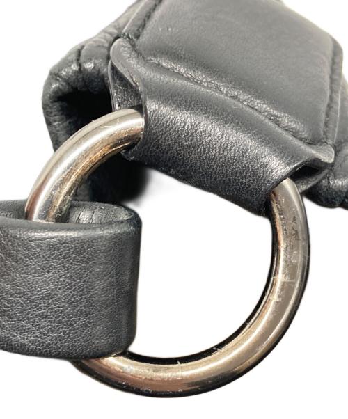 土屋鞄（ツチヤカバン）土屋鞄 (ツチヤカバン) シボ革レザーワンショルダーバッグ ブラックの古着・服飾アイテム