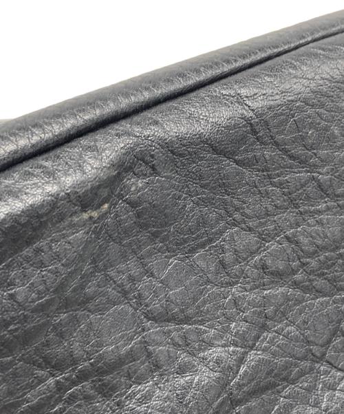 土屋鞄（ツチヤカバン）土屋鞄 (ツチヤカバン) シボ革レザーワンショルダーバッグ ブラックの古着・服飾アイテム