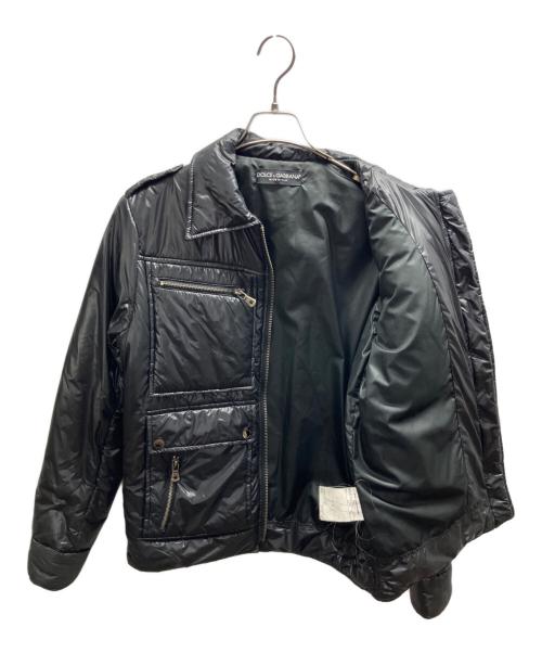 DOLCE & GABBANA（ドルチェ＆ガッバーナ）DOLCE & GABBANA (ドルチェ＆ガッバーナ) マルチジップギミックジャケット ブラック サイズ:44の古着・服飾アイテム