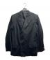 Y's for men（ワイズフォーメン）の古着「WOOL GABARDINE DOUBLE JACKET」｜ブラック