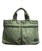 PORTERポーター）の古着「TANKER  TOTE BAG」｜オリーブ