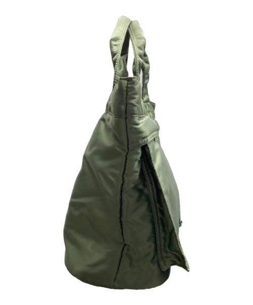 PORTER（ポーター）PORTER (ポーター) TANKER  TOTE BAG オリーブの古着・服飾アイテム