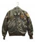 ALPHA INDUSTRIES（アルファインダストリーズ）の古着「ワッペンフライトジャケット」｜オリーブ