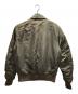 ALPHA INDUSTRIES (アルファインダストリーズ) ワッペンフライトジャケット オリーブ サイズ:M：15000円