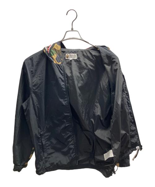 A BATHING APE（アベイシングエイプ）A BATHING APE (アベイシングエイプ) 1st camo shark hoodie jacket ブラック サイズ:Lの古着・服飾アイテム