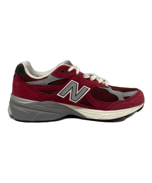 NEW BALANCE（ニューバランス）NEW BALANCE (ニューバランス) 990V3ローカットスニーカー レッド サイズ:27㎝の古着・服飾アイテム