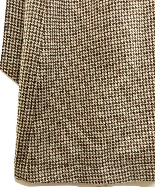 MACKINTOSH PHILOSOPHY（マッキントッシュ フィロソフィー）MACKINTOSH PHILOSOPHY (マッキントッシュ フィロソフィー) 千鳥柄ウールステンカラーコート ブラウン サイズ:Ⅼの古着・服飾アイテム