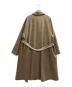 MACKINTOSH PHILOSOPHY (マッキントッシュ フィロソフィー) 千鳥柄ウールステンカラーコート ブラウン サイズ:Ⅼ：10000円