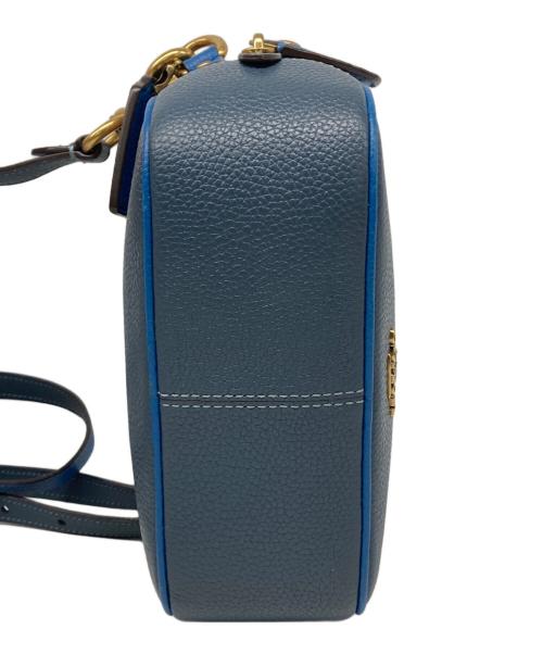 COACH（コーチ）COACH (コーチ) バイカラーショルダーバッグ ブルーの古着・服飾アイテム