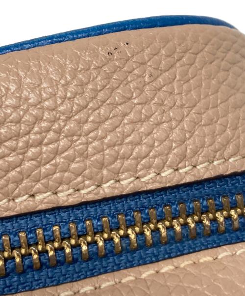 COACH（コーチ）COACH (コーチ) バイカラーショルダーバッグ ブルーの古着・服飾アイテム