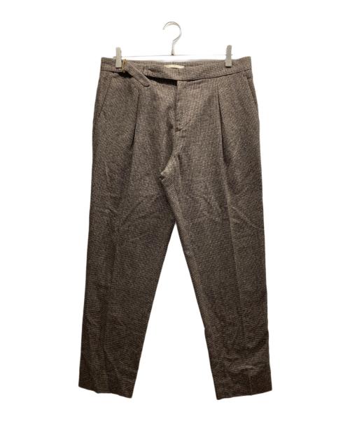 BRIGLIA 1949（ブリリア 1949）BRIGLIA 1949 (ブリリア 1949) Piccadilly ウールパンツ ブラウン サイズ:48の古着・服飾アイテム