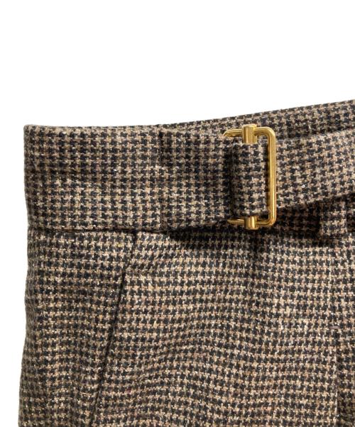 BRIGLIA 1949（ブリリア 1949）BRIGLIA 1949 (ブリリア 1949) Piccadilly ウールパンツ ブラウン サイズ:48の古着・服飾アイテム