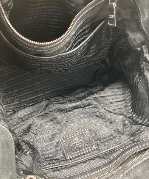 PRADA（プラダ）PRADA (プラダ) 2WAYレザーバッグ ブラックの古着・服飾アイテム