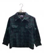 PENDLETONペンドルトン）の古着「ウールブラックウォッチチェック柄シャツ」｜グリーン×ブラック