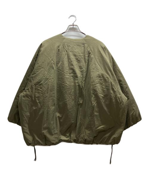 ARGUE（アーギュ）ARGUE (アーギュ) COTTON NYLON OVER BUTTON DOWN BLOUSON カーキ サイズ:FREEの古着・服飾アイテム