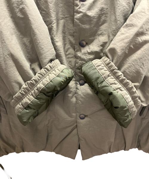 ARGUE（アーギュ）ARGUE (アーギュ) COTTON NYLON OVER BUTTON DOWN BLOUSON カーキ サイズ:FREEの古着・服飾アイテム