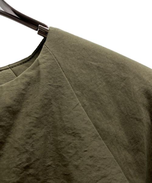 ARGUE（アーギュ）ARGUE (アーギュ) COTTON NYLON OVER BUTTON DOWN BLOUSON カーキ サイズ:FREEの古着・服飾アイテム