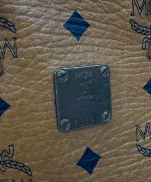 MCM（エムシーエム）MCM (エムシーエム) ミニボストンバッグ ブラウンの古着・服飾アイテム