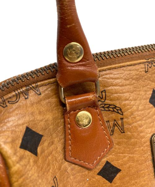 MCM（エムシーエム）MCM (エムシーエム) ミニボストンバッグ ブラウンの古着・服飾アイテム