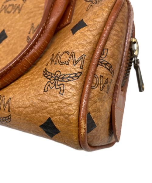 MCM（エムシーエム）MCM (エムシーエム) ミニボストンバッグ ブラウンの古着・服飾アイテム
