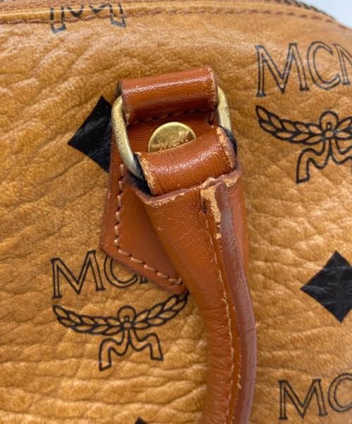 MCM（エムシーエム）MCM (エムシーエム) ミニボストンバッグ ブラウンの古着・服飾アイテム